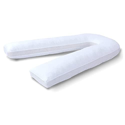 YORKSHIRE HOMEWARE Breathable 9Ft U Shaped Pillow With Air Mesh Sides | Full Body Nursing Maternity Pillows | Back, Neck, Hip, Belly Support Hypoallergenic Pillows With Zip Cover | Anti Allergic — view 5