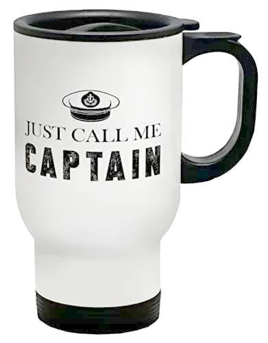 Shopagift Funny Captain Travel Mug Just Call me Captain Gift for Boat Lover Cruise Ship Cup