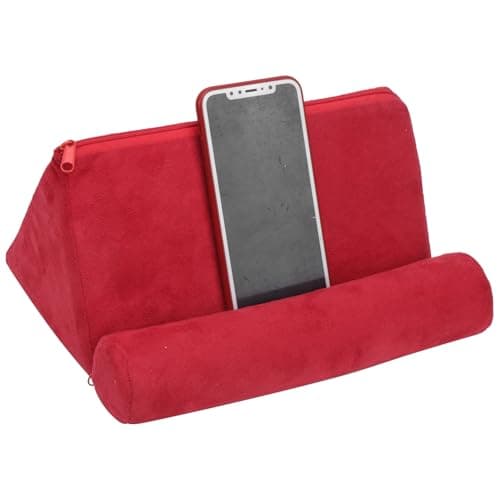 Ejoyous Pillow Tablet Stand, Portable, Suede, 9.6 X 6.5 X 4.7 Inch — view 3