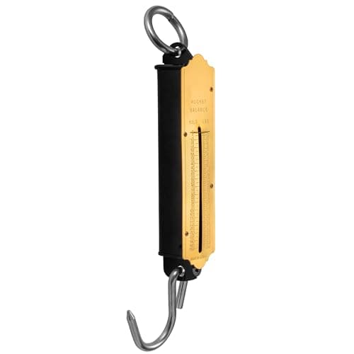 Jazooli Hanging Weight Scale - Commercial, Luggage Scale, Suitcase Weighing Scales with Metric and Imperial Measurements -Heavy Duty Design Camping & Travel Essentials 150 KG — view 2