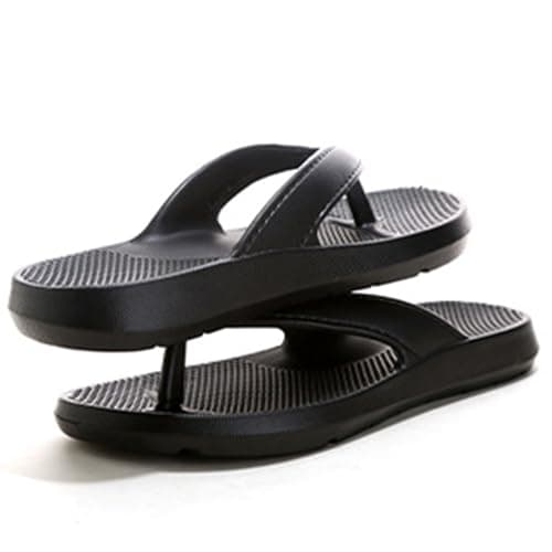 Travel Flip Flops Womens Men Thick Soles Stepping Feeling Light Soft Soles Slipper Ladies Cloud Sliders Lovers Summer Home Non-Slip Slides for Shower Bathroom Pool Beach Indoor Outdoor Size 3.5-7.5 — view 6