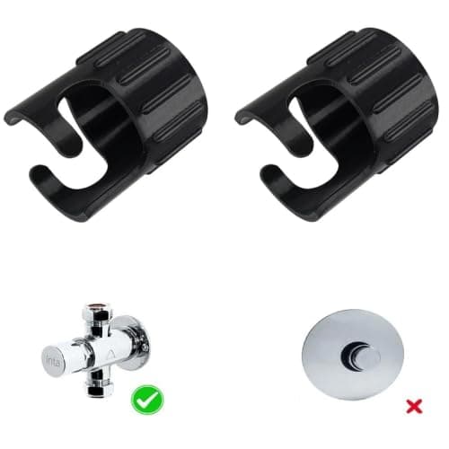 BAAQII 2 Pack Public Shower Push Button Lock Attachment Swimming Gym Camping Caravan — view 2