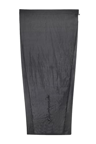 Lifeventure Silk Sleeping Bag Liner | Travel and Camping Sheet, Mummy — view 2