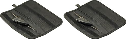Stoplock RFID Contactless Protection Pouch Purse Wallet SS5433 - Anti-Theft Signal Blocker Credit Card Key Fobs Mobile Phones,Black,192mm x 100mm x 9mm (Pack of 2)