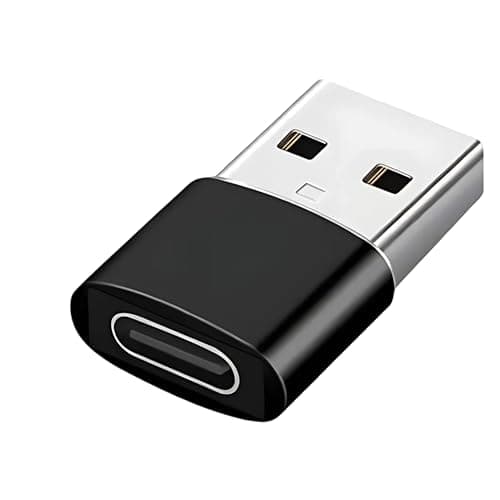 Betron USB to USB C Adapter, Compact Design, 3 Pack (Black) — view 4