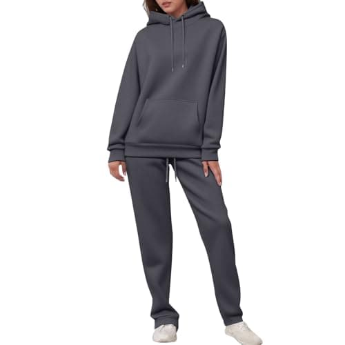 Matching Hoodie And Jogger Co-Ord For Women - Drawstring Two Piece Set — view 6