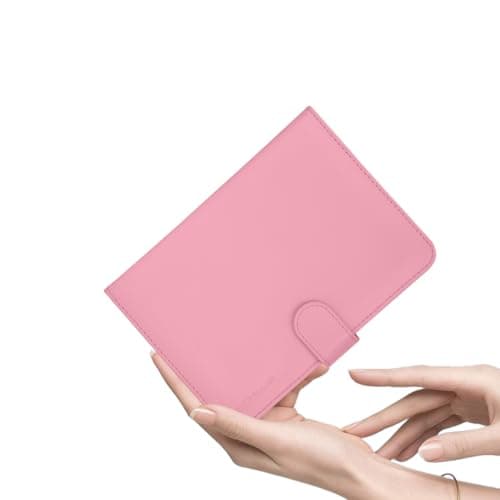 TECHGEAR BABY PINK Kindle PU Leather Folio Case Cover With Magnetic Clasp + Screen Protector for Amazon Kindle eReaders 12th - 4th Generation (2024-2011) & Kindle Paperwhite with 6 inch Screen — view 6