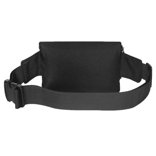 Bumbags Waist Fanny Pack Ladies Fashion Bum Bag with Adjustable Belt for Sport Hiking Girls Women Men (Black) — view 5