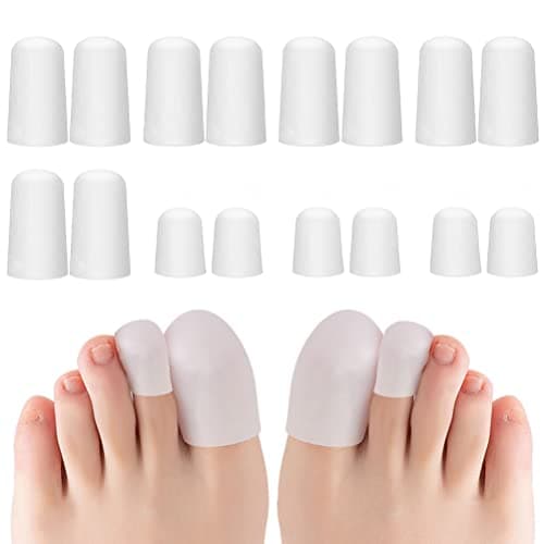 16 Pcs Toe Protectors, Soft Gel Toe Cover Protector for Men & Women