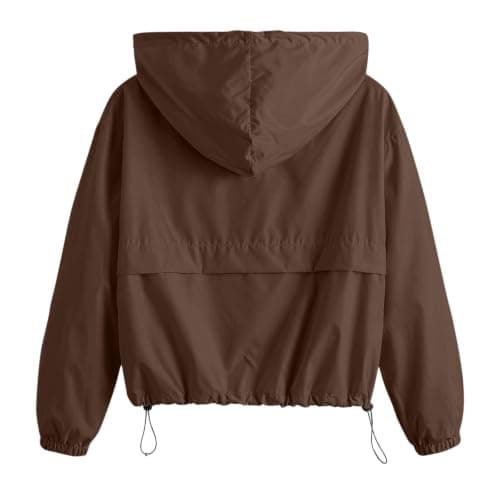 Jacket for Women UK Ladies Waterproof Coat Lightweight Windbreaker — view 6