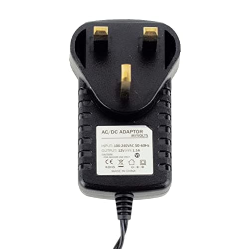 myVolts 12V power supply adaptor compatible with TP Link Deco M5 V1, AC1300 Mesh WiFi system - UK plug — view 4