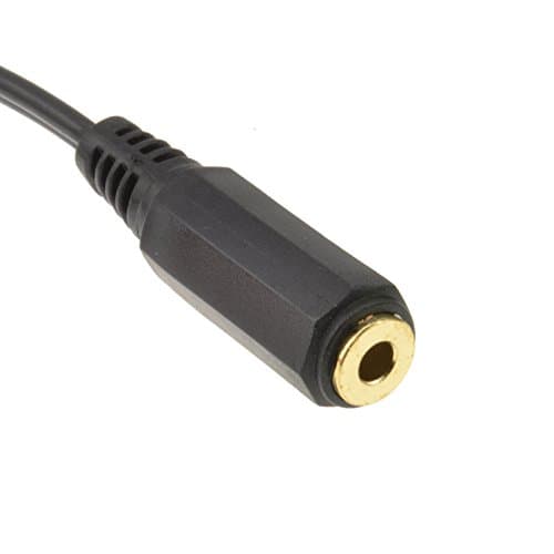 kenable Gold 3.5mm Stereo Jack Socket to 2 Phono RCA Plugs Adapter Cable — view 3