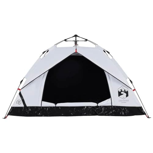 Ziaphsol Dome Camping Tent for 3 People White Darkened, Waterproof Family Tent with Quick Release, Ventilated, with E Connection, Lightweight Pack Size for Outdoor, Trekking and Festival — view 5