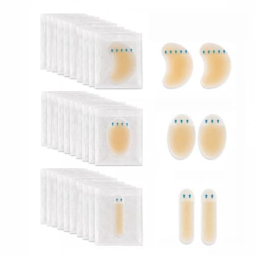 30 Pcs Hydrocolloid Blister Pads Waterproof Foot Cushions for Heels Toes
