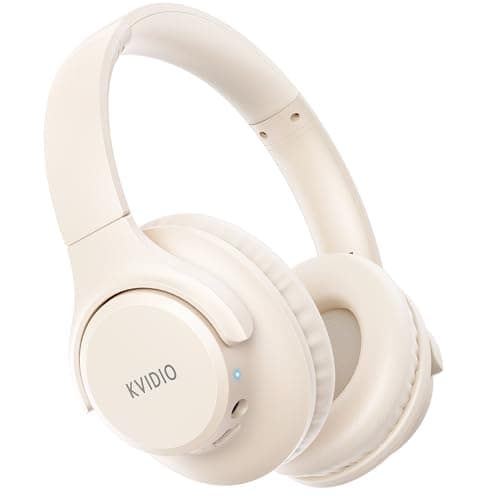 KVIDIO Bluetooth Headphones Wireless Over Ear 65h Battery Wired & Wireless
