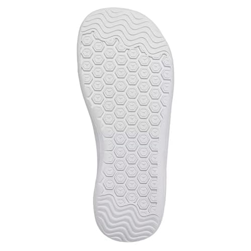 HOBIBEAR Unisex Wide Barefoot Shoes for Men Women Outdoor Trail Running Minimalist Walking Shoes Lightweight and Breathable(Black White 10 UK) — view 6