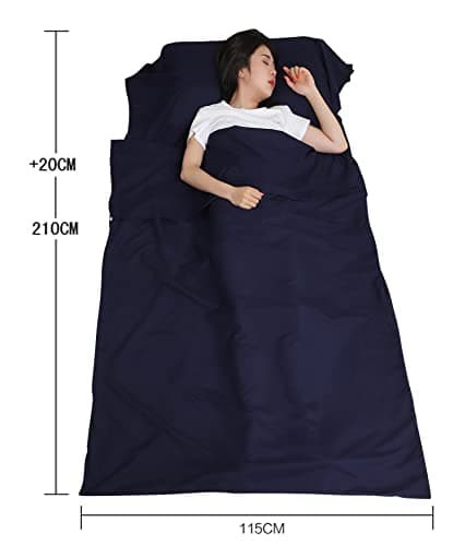 JITTY Sleeping Bag Liner 210x115cm(Navy) — view 4