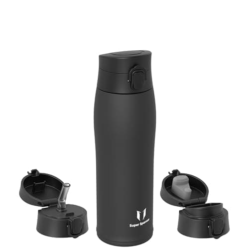 Super Sparrow Water Bottle Stainless Steel 18/8 - Travel Mug - 750ml - Insulated Metal Water Bottle - BPA Free - Leakproof Drinks Bottle — view 2
