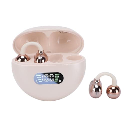 Sxhlseller AI Translation Earbuds Wireless Bluetooth 5.3 Noise Canceling Real-Time Translator Earbuds for 144 Languages 70 Accents, Wireless Touch Control Smart Translator with App (Skin Color)