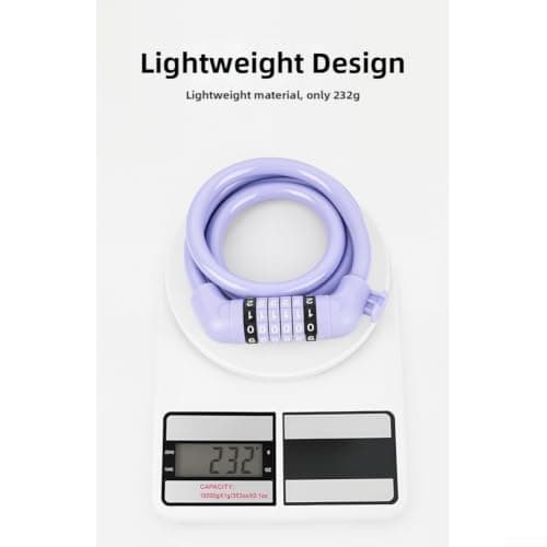 Bicycle Lock 6 Digit Combination Cable Lock For Bike Motorcycle — view 6