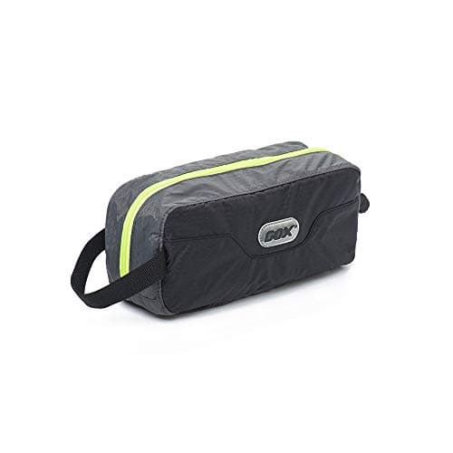 GOX Travel Toiletry Bag,Dopp Kit Case,Ultra-Light Cosmetics Bag Makeup Organizer, Black, 9.8*4.3*3.3 Inches, Toiletry Bag for Travel