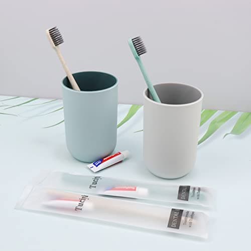 Disposable Toothbrush with Toothpaste Pack of 25,Green Hotel Toothbrush Set Individually Wrapped Manual Travel Toothbrush Kit for Adults,Kids,Hotel,Homeless,Nursing Home,Charity — view 5