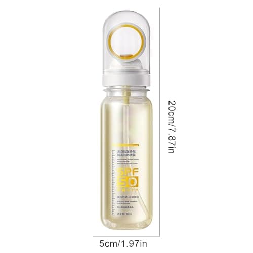Sunscreen Spray, Travel Spf 50, 1.97x7.87in Broad Spectrum Protection, 90ml Portable Size, Water-Resistant Formula for Workouts, Vacation, Water Sports, Outdoor Activities — view 2