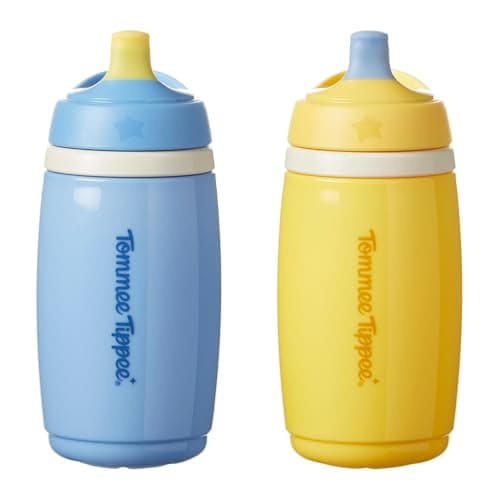 Tommee Tippee Insulated Active Spout Cup 12m+, 266ml, Blue and Yellow