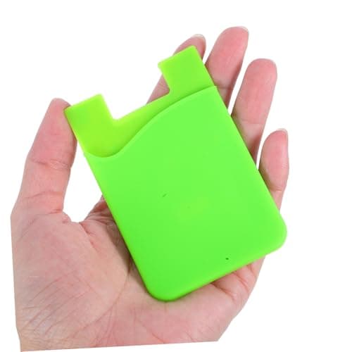 jojofuny 3pcs Silicone Adhesive Phone Card Holder Stickers for Cell Phone — view 4