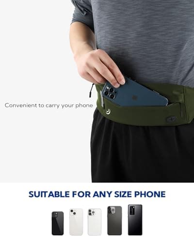 Waterfly Running Belt Bum Bag: Runner Marathon Jogging Men Women — view 3