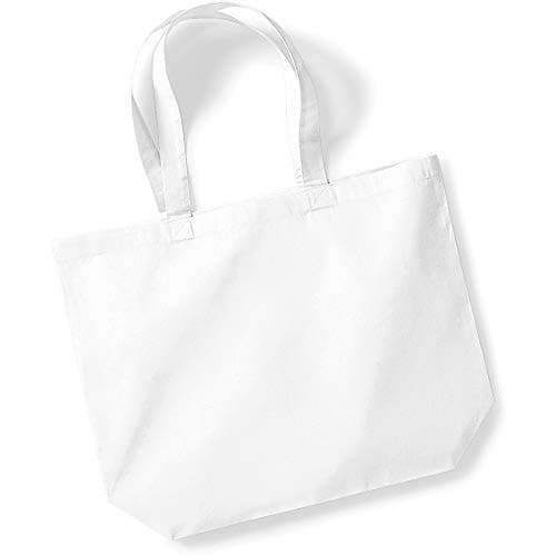 Westford Mill Maxi Tote Shopper Bag - Reusable and Sustainable - French Navy — view 3