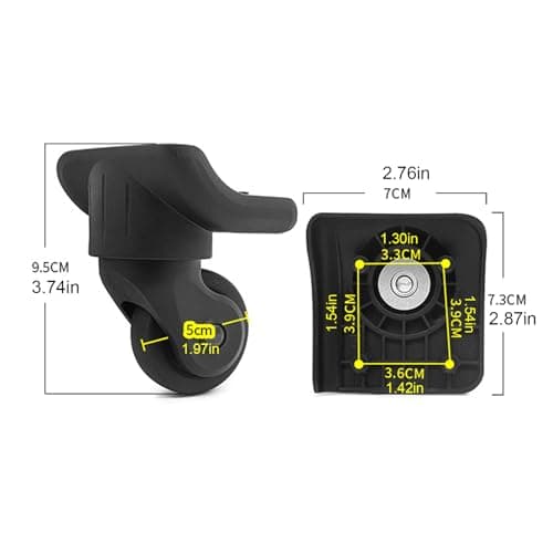 Yhplxyuus Luggage Replacement with 4 Holes, Repair Kits — view 2