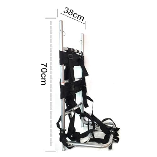 MotiveTech Heavy-duty Carrying Backpack Frame, Aluminum Nylon Carrying, Lightweight, Practical Equipment, Foldable Bag Frame for Outdoor Activities, L — view 6
