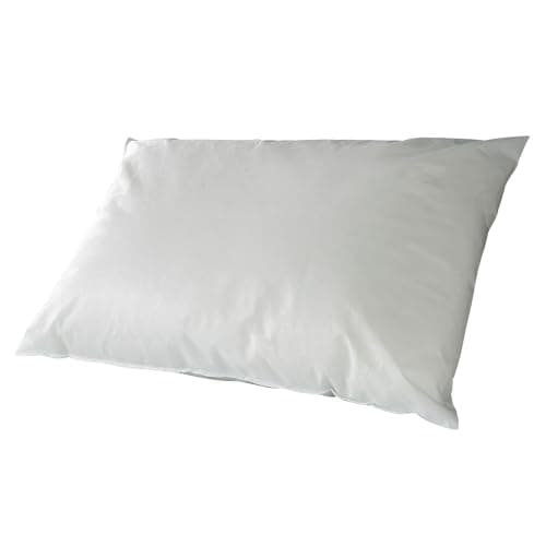Downland Waterproof Wipe Clean Pillow - Fire Retardant Hollowfibre Filled Green Tint Hospital Pillows, Medical Grade Healthcare & Care Home Bed Pillows, Water Resistant Easy Clean, 46x69cm (1 Pack)