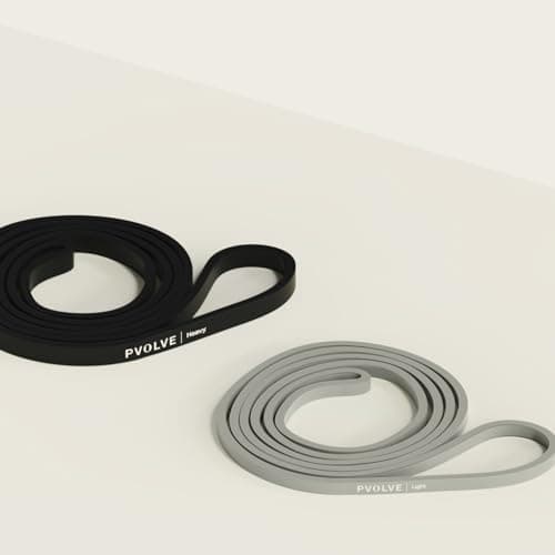 Pvolve Body Band Set – Light & Heavy Resistance Bands with Carrying Case, Adds Up to 35 lbs Load, Full-Body Strength & Tone — view 2