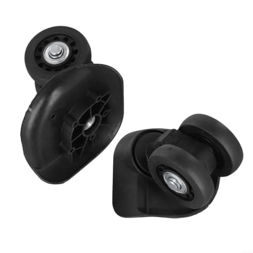 Suitcase Replacement Wheels 2 Pack Heavy Duty Luggage Wheel Repair Kit Silent Rolling Castors for Travel Trolley 55mm Diameter — view 6