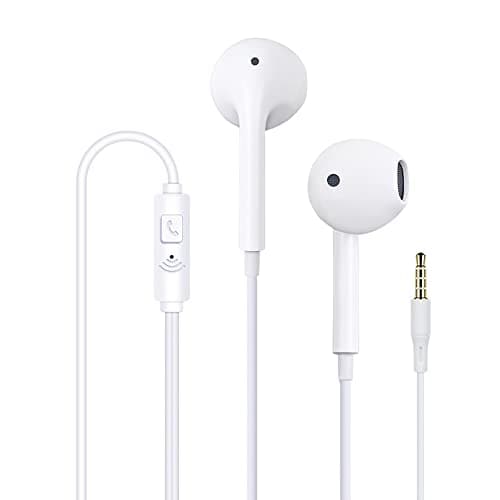 Earphones Wired Earbuds In-Ear Headphones with Microphone, Noise Isolating 3.5mm Jack Headphones for Samsung,iPhone,Android,iPad,Tablets and Other 3.5mm Jack Audio Devices (PINK) — view 4