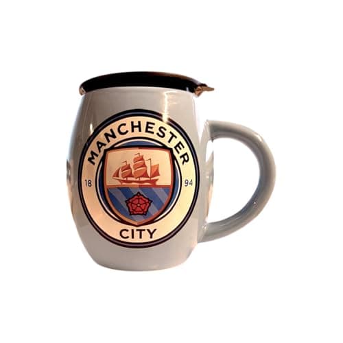 MANCHESTER CITY FC Tea Tub Travel Mug Coffee Ceramic 500 ml with Lid Official Merchandise — view 5
