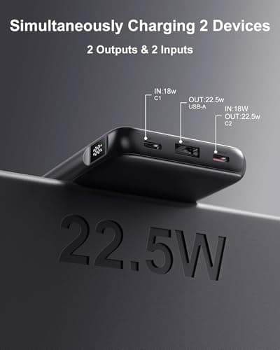 Ansody 2-Pack Power Bank, 10000mAh 22.5W Fast Charging Portable Charger — view 3