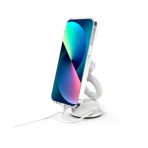 PopSockets: PopMount 2 Car Dash - Windshield and Desktop Handsfree Mount and Support for Smartphones and Tablets - White — view 3