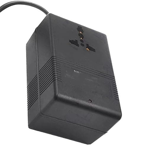 Asuinxurr 200W Voltage Converter 220V to 110V Transformer Down Transformer Voltage Converter Travel Adapter Easy to Use Black UK Plug — view 2