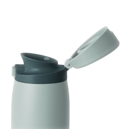 Simple Modern Sidekick Travel Coffee Mug | Insulated Stainless Steel Mug with Ceramic Lining | Airtight and Friendly for Cup Holder, 473ml, Sea Glass Sage Mix — view 2
