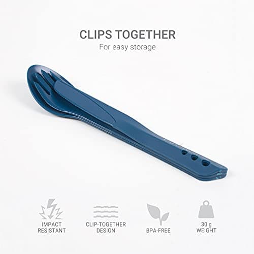 Lifeventure Ellipse Reusable 4-Piece Camping Tableware & Cutlery Set — view 3