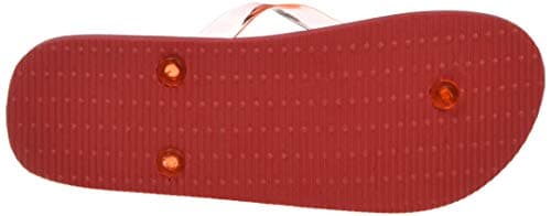 EBuyGB Womens Unisex Adult's Flip Flops Bright Foam Summer Sandals Beach Holiday Pool Footwear, Red, 5/6 UK EU — view 4
