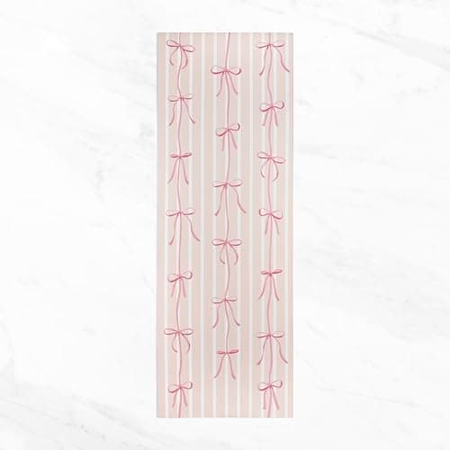 MYGA Yoga Starter Set - 6mm Non-Slip Yoga Mat, Yoga Block and Strap - Starter Kit for Beginners in Pilates, Exercise and Fitness - Choice of Design (Bows) — view 6