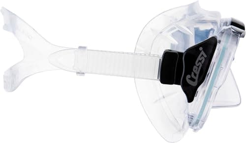 CRESSI Big Eyes + Seal Dry Clear/Black - Combo Set for Adults Big Eyes Mask and Innovative Seal Dry Snorkel, Ideal for Diving and Snorkelling, One Size — view 6