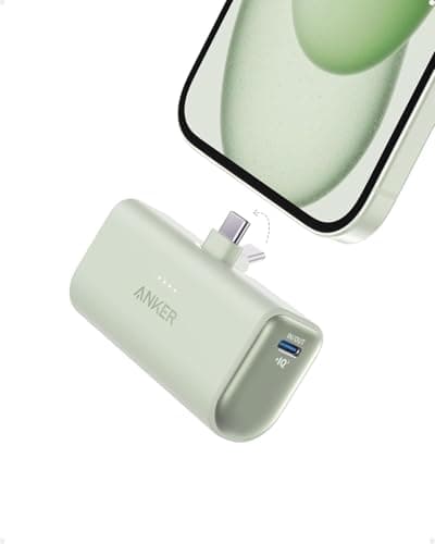 Anker Nano Power Bank,5,000mAh Portable Charger, Built-In USB-C Connector