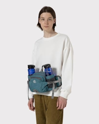 Waterfly Hiking Waist Fanny Pack Bum Bag with Bottle Holder — view 2