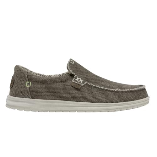 HEYDUDE Mikka Braided, Men's Slip-On Loafer Shoes, Fossil Brown, 11 UK — view 6