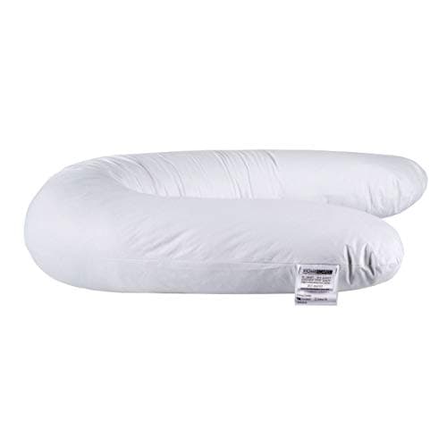 HOMESCAPES U-Shaped Pregnancy Pillow Super Microfibre Filling and 100% Cotton Cover Ideal Nursing, Maternity, Support Body Pillow — view 3